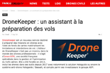 Helicomicro consacre sa une à dronekeeper