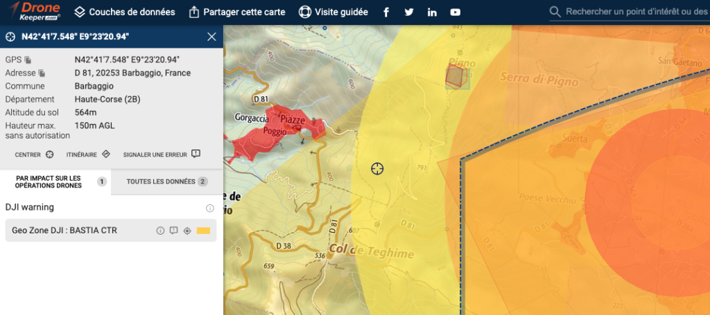 Hauteur max DroneKeeper