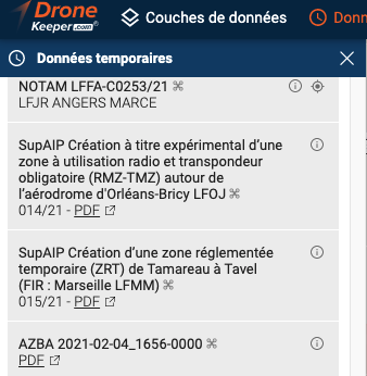 Lisez les SupAIP avec DroneKeeper