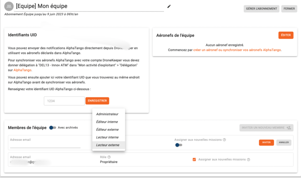 Gestion des équipes de télépilotes avec DroneKeeper