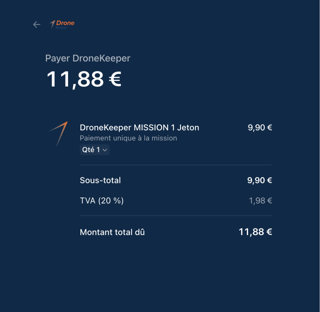 offre à la mission dronekeeper