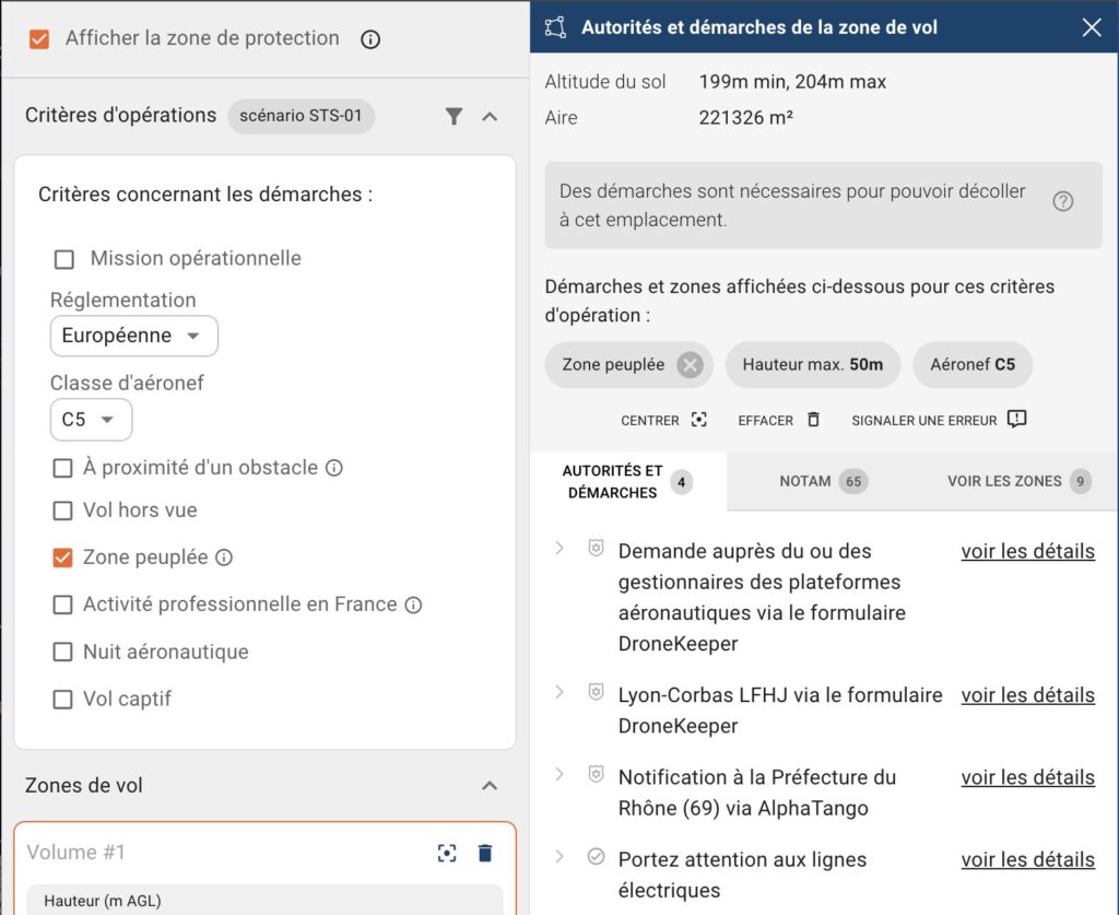 demande d'autorisation de vol dronekeeper