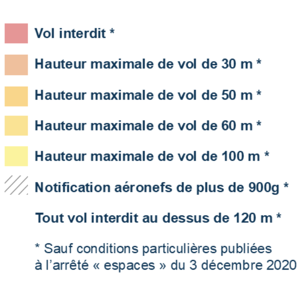 légende carte geoportail